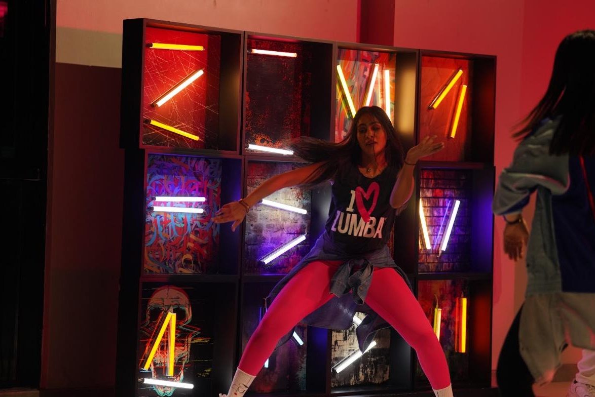 Zumba class at LoCa Studios